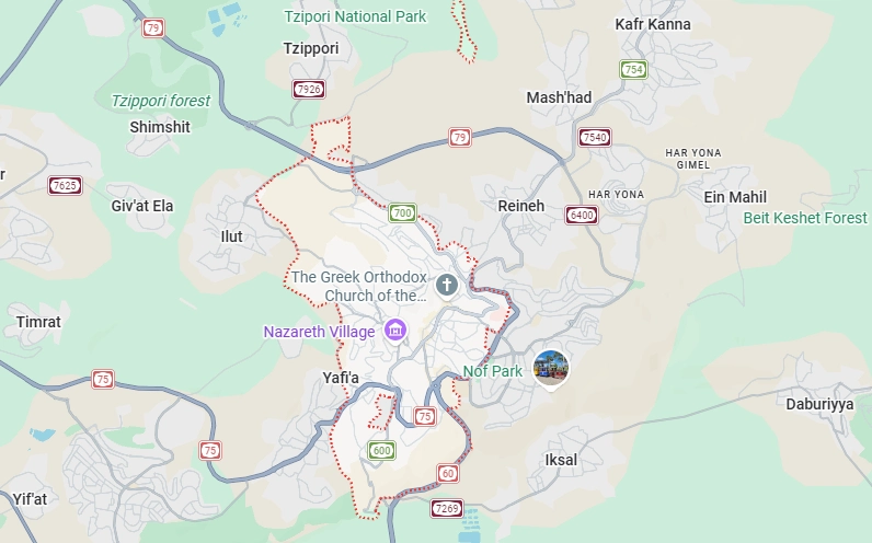 Nazareth Map